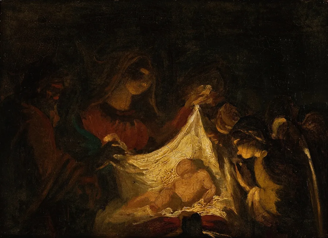 The Virgin With The Infant Christ Wall Art by Tommaso Gazzarini - High-Resolution Digital Print