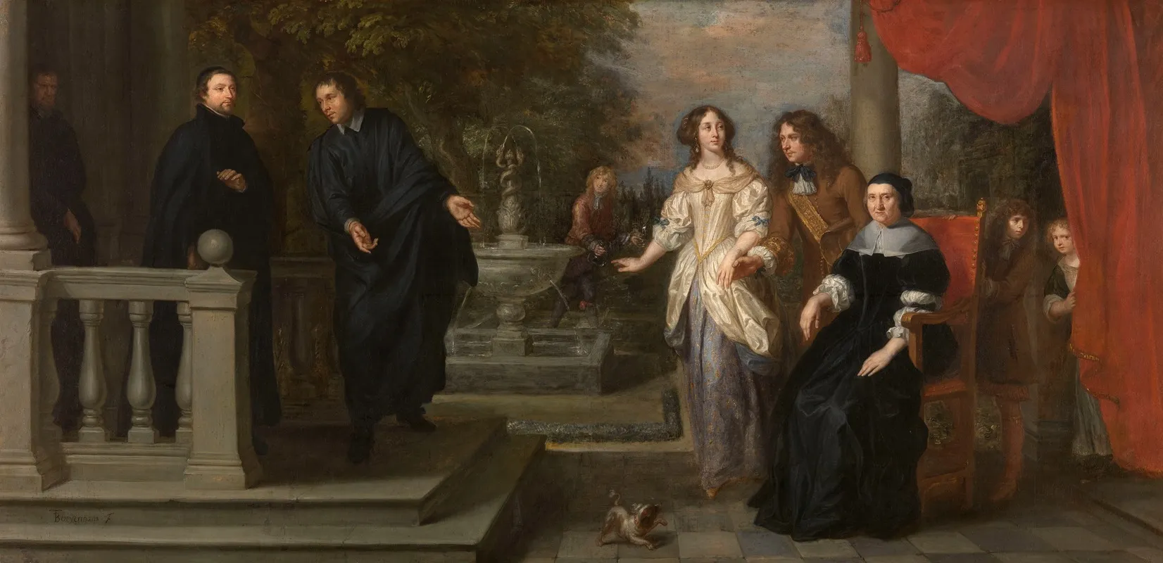 The Visit 5 Wall Art by Theodoor Boeyermans - High-Resolution Digital Print