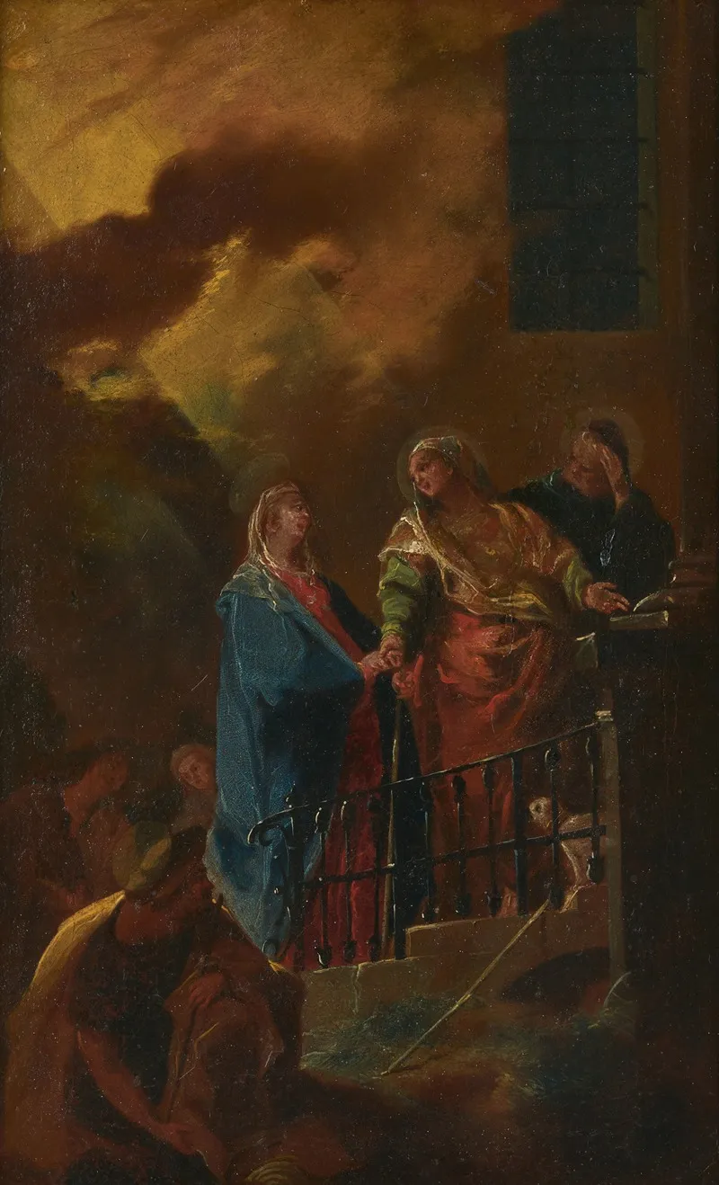 The Visitation 11 Wall Art by Johann Konrad Wengner - High-Resolution Digital Print