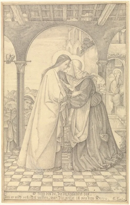 The Visitation 15 Wall Art by Theodor Rehbenitz - High-Resolution Digital Print