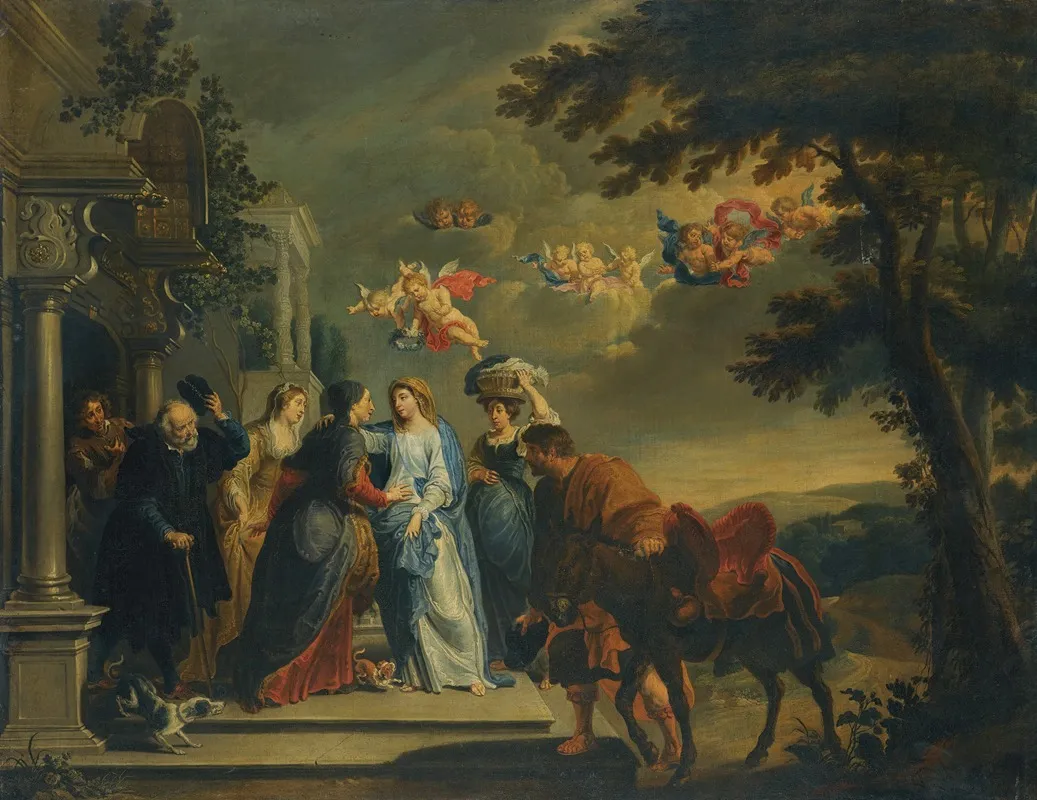The Visitation 2 Wall Art by Willem van Herp - High-Resolution Digital Print
