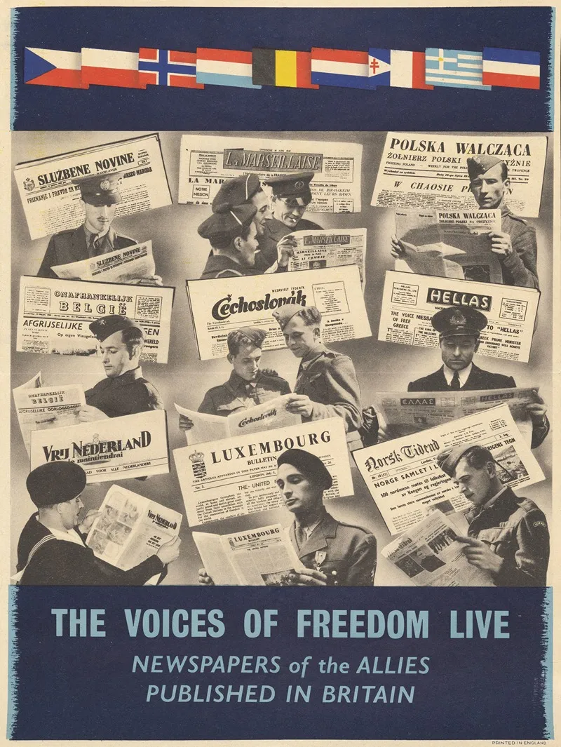 The Voices Of Freedom Live Newspapers Of The Allies Published In Britain