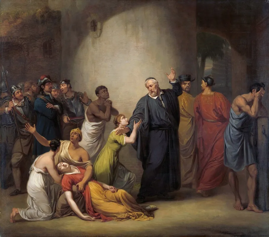 The Voluntary Sacrifice Of Reverend Hambroeck On Taiwan 1662