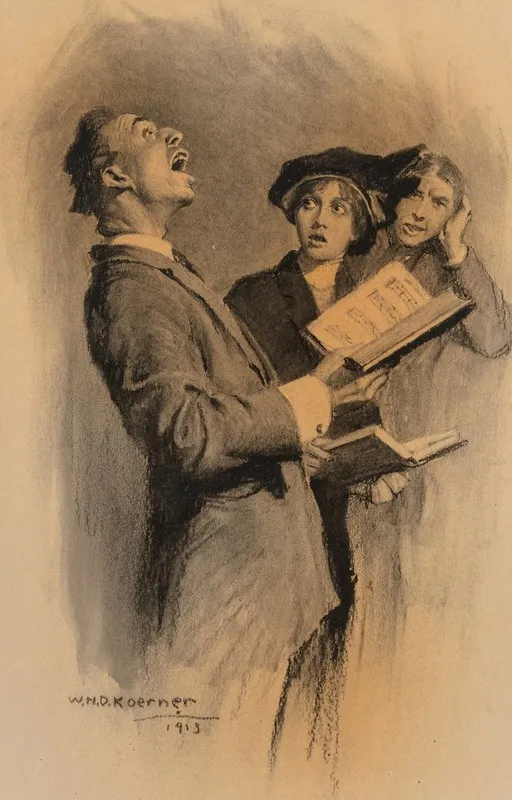 The Volunteer Choir Wall Art by William Henry Dethlef Koerner - High-Resolution Digital Print
