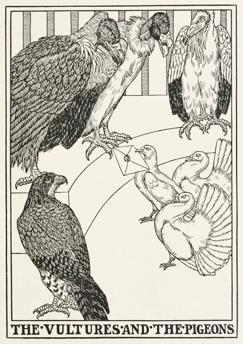 The Vultures And The Pigeons 2 Wall Art by Percy J. Billinghurst - High-Resolution Digital Print