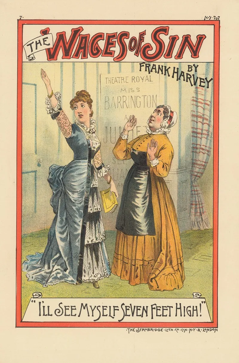 The Wages Of Sin By Frank Harvey Ill See Myself Seven Feet High