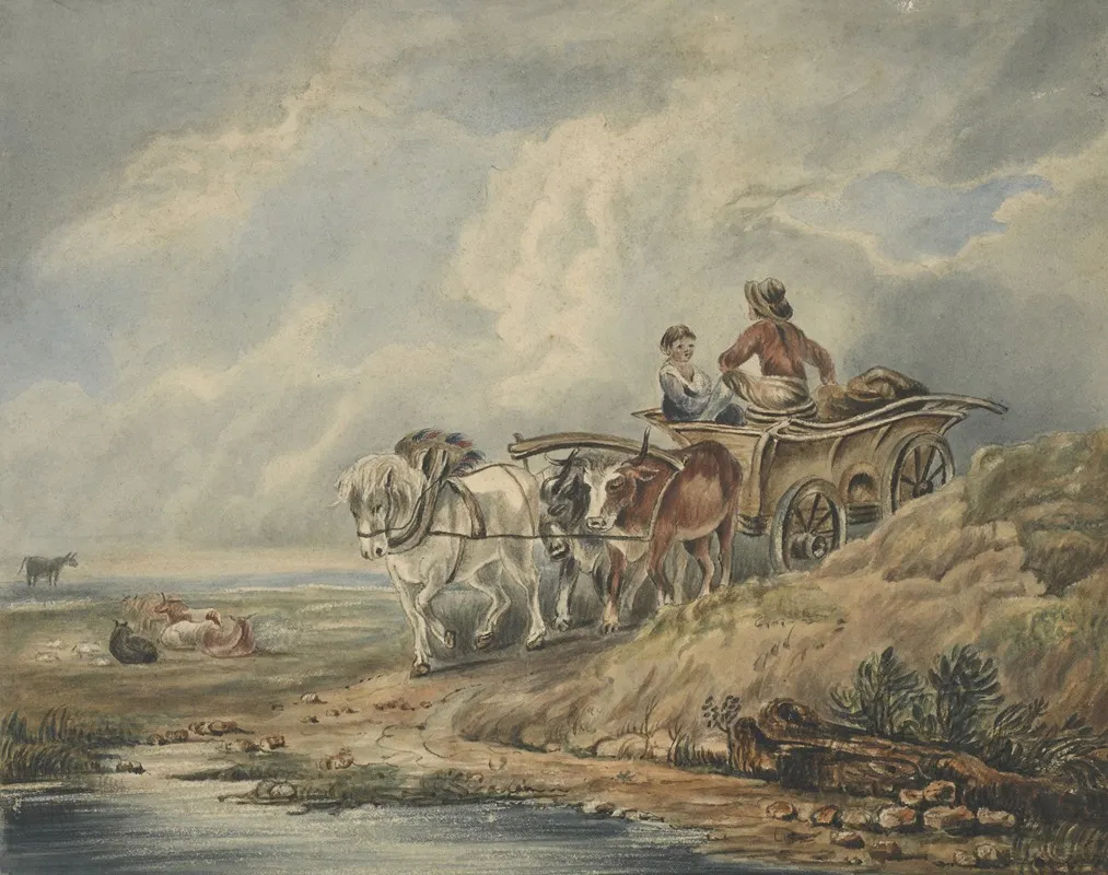 The Wagon 4 Wall Art by Thomas Webster - High-Resolution Digital Print