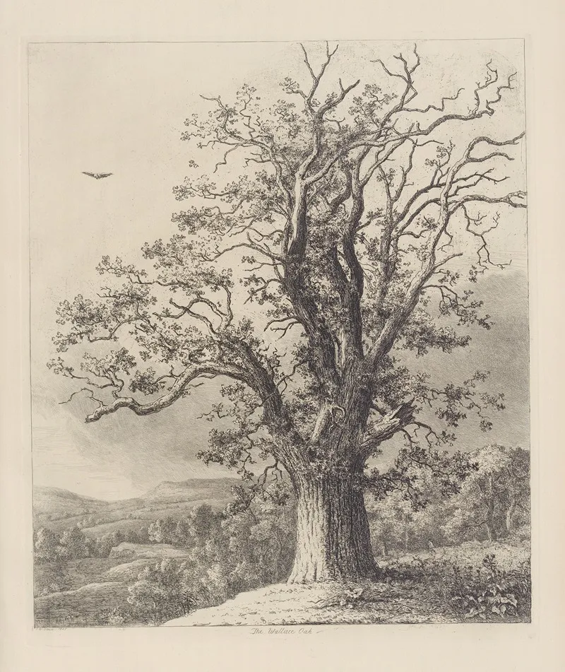 The Wallace Oak Wall Art by Jacob George Strutt - High-Resolution Digital Print