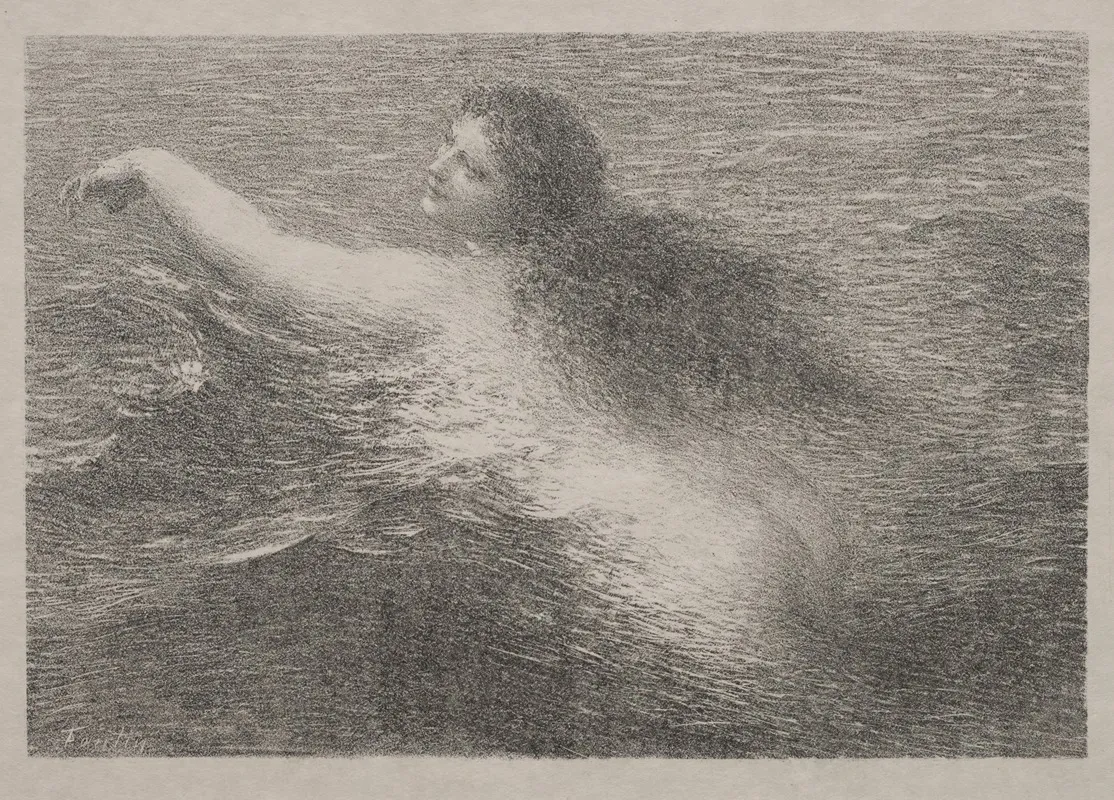 The Water Genius Wall Art by Henri Fantin-Latour - High-Resolution Digital Print