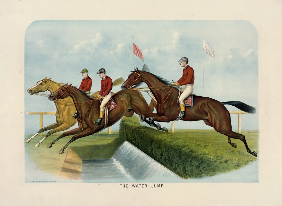 The Water Jump Wall Art by John Cameron - High-Resolution Digital Print