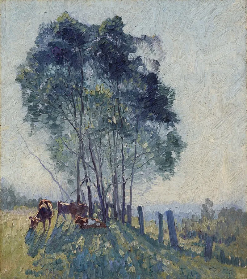 The Wattles Wall Art by Elioth Gruner - High-Resolution Digital Print