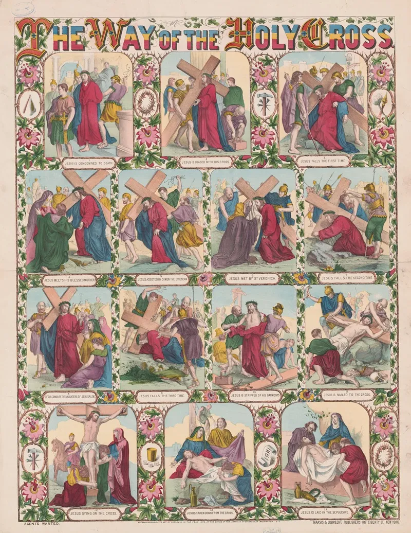 The Way Of The Holy Cross Wall Art by Haasis & Lubrecht - High-Resolution Digital Print