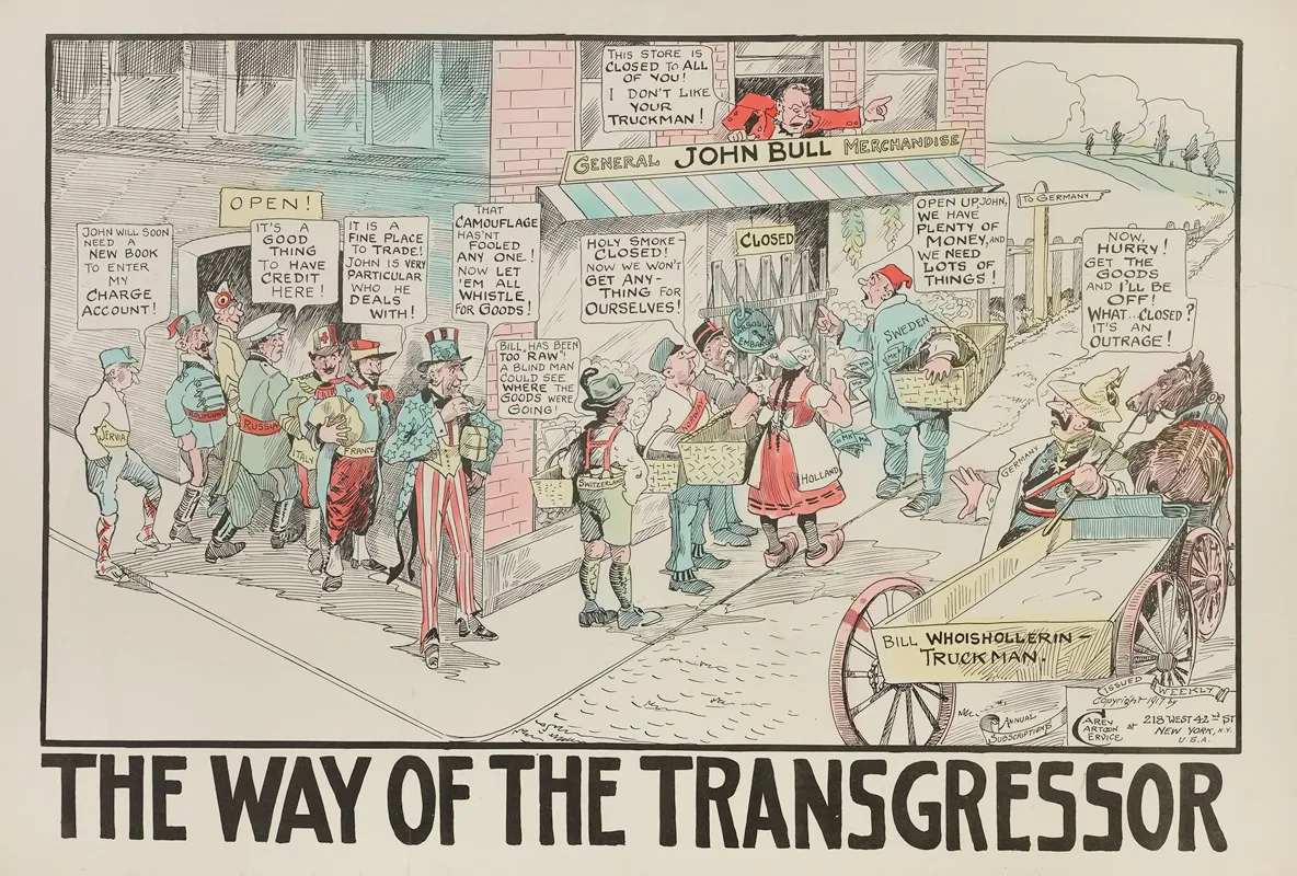 The Way Of The Transgressor Wall Art by Carey Cartoon Service - High-Resolution Digital Print