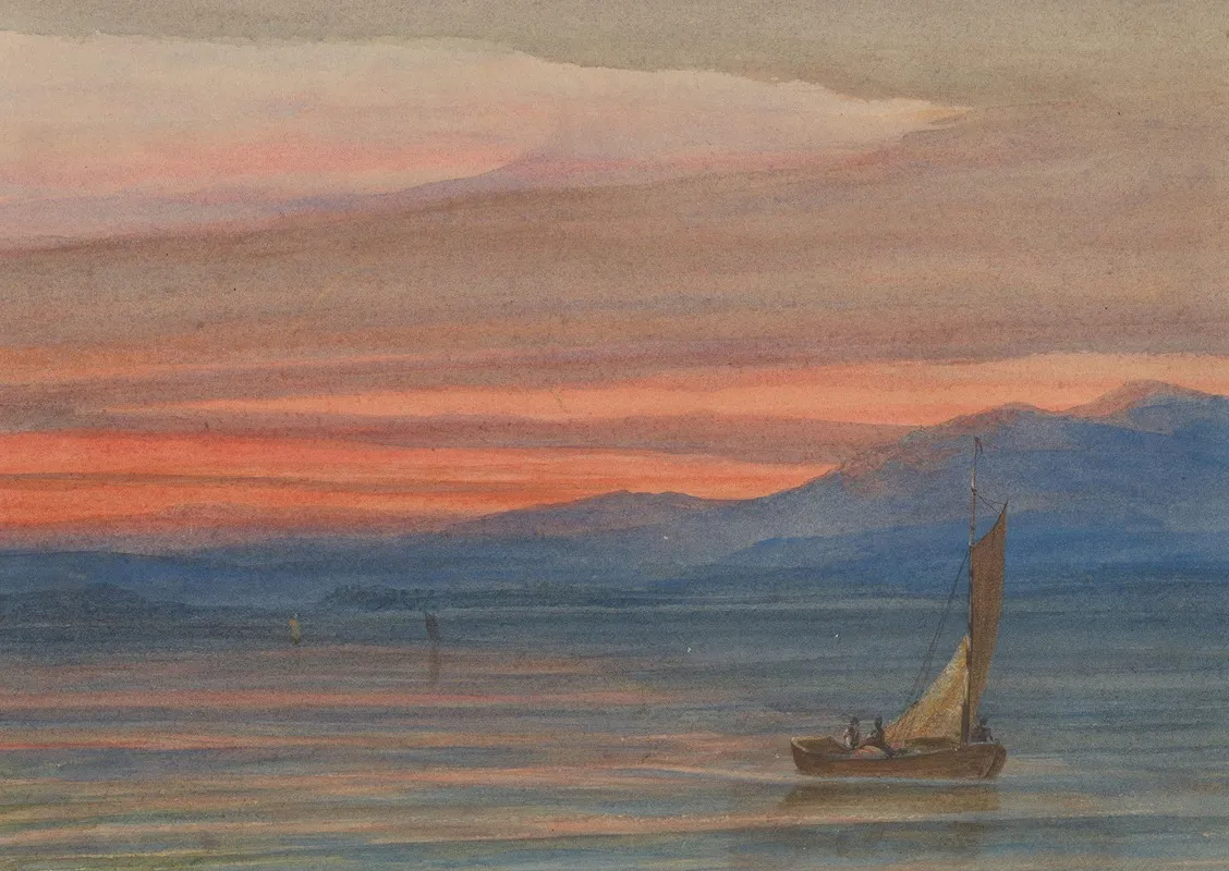 The Weary Sun Hath Made A Golden Set Wall Art by Elisha Noyce - High-Resolution Digital Print