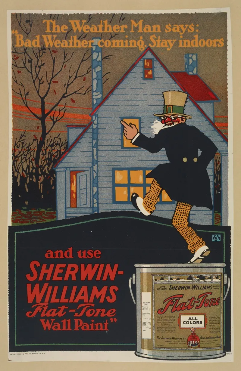 The Weather Man Says Bad Weather Coming Sherwin Williams Flat Tone Wall Paint