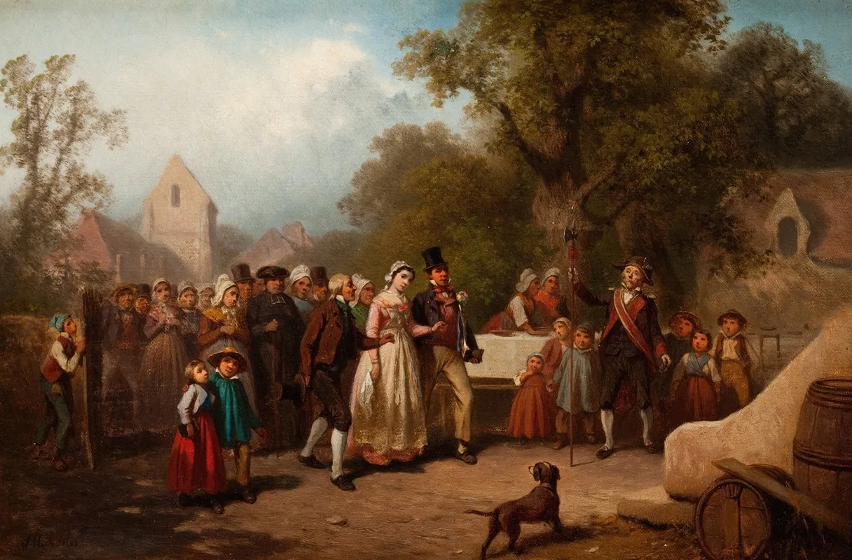 The Wedding 2 Wall Art by Ferdinand Maröhn - High-Resolution Digital Print
