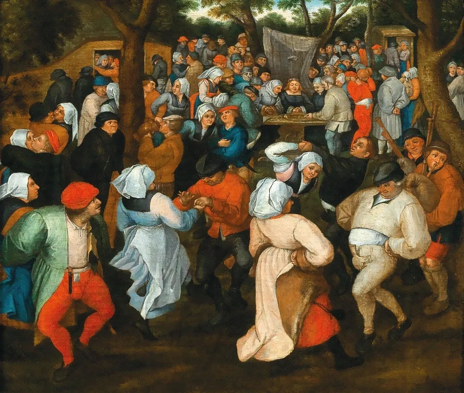 The Wedding Dance Wall Art by School of Pieter Brueghel II - High-Resolution Digital Print