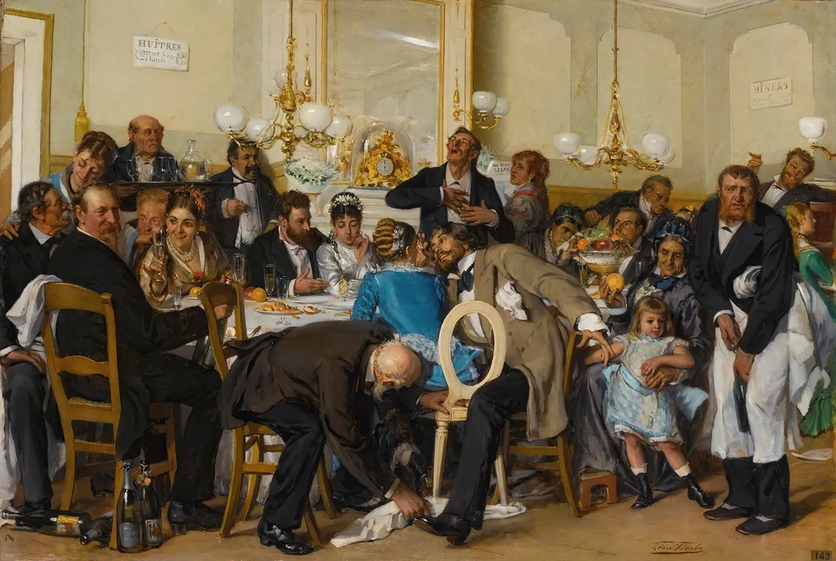 The Wedding Feast 2 Wall Art by Léon Herbo - High-Resolution Digital Print