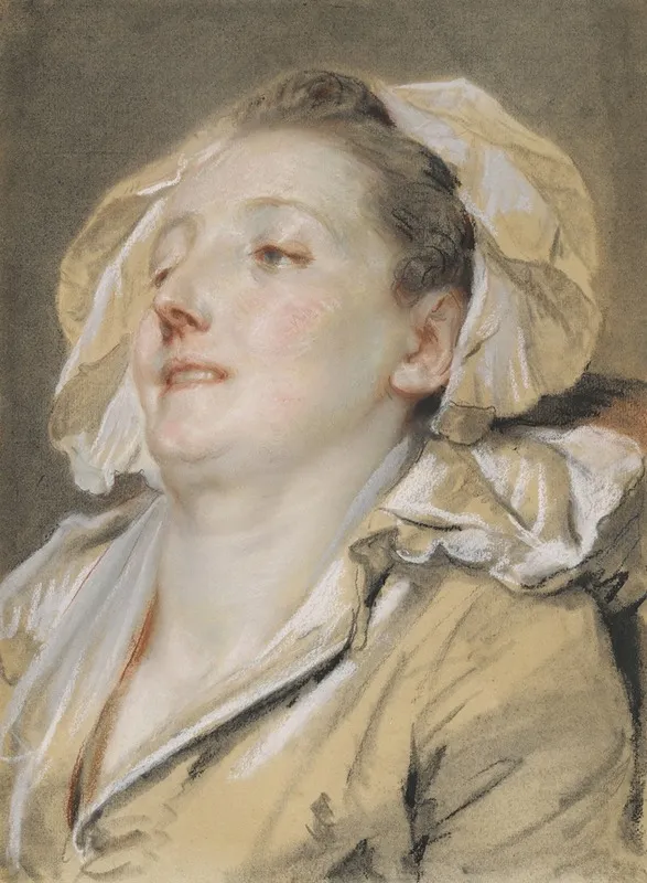 The Well Loved Mother Wall Art by Jean-Baptiste Greuze - High-Resolution Digital Print