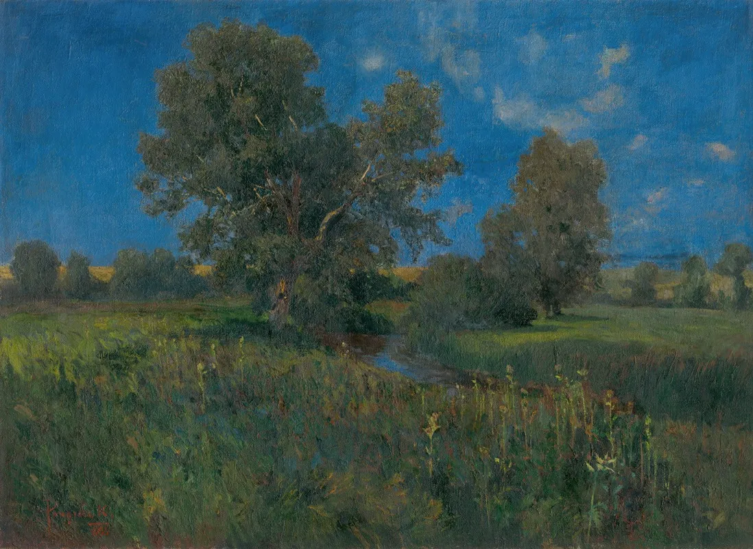 The West Slovak Landscape Wall Art by Karol Pongrácz - High-Resolution Digital Print