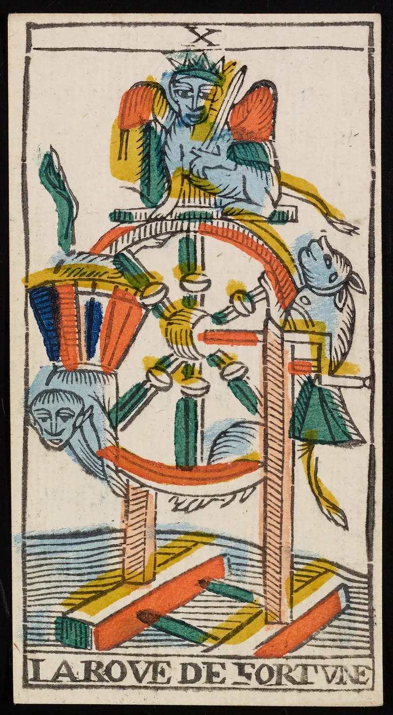 The Wheel Of Fortune 2 Wall Art by Claude Burdel - High-Resolution Digital Print