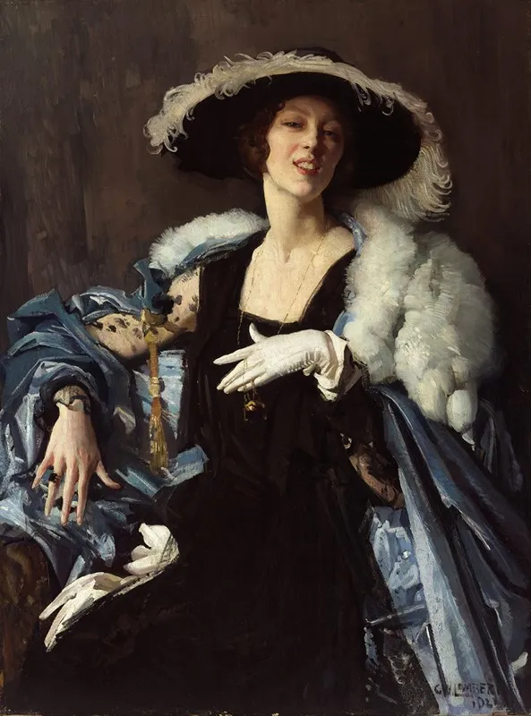 The White Glove Wall Art by George Washington Lambert - High-Resolution Digital Print