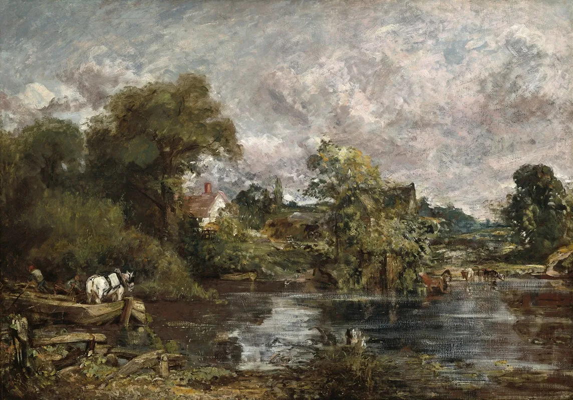 The White Horse Wall Art by John Constable - High-Resolution Digital Print