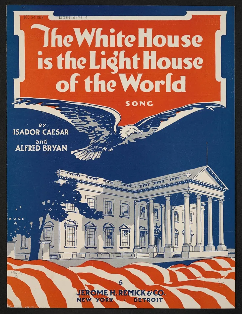The White House Is The Light House Of The World Wall Art by Anonymous - High-Resolution Digital Print