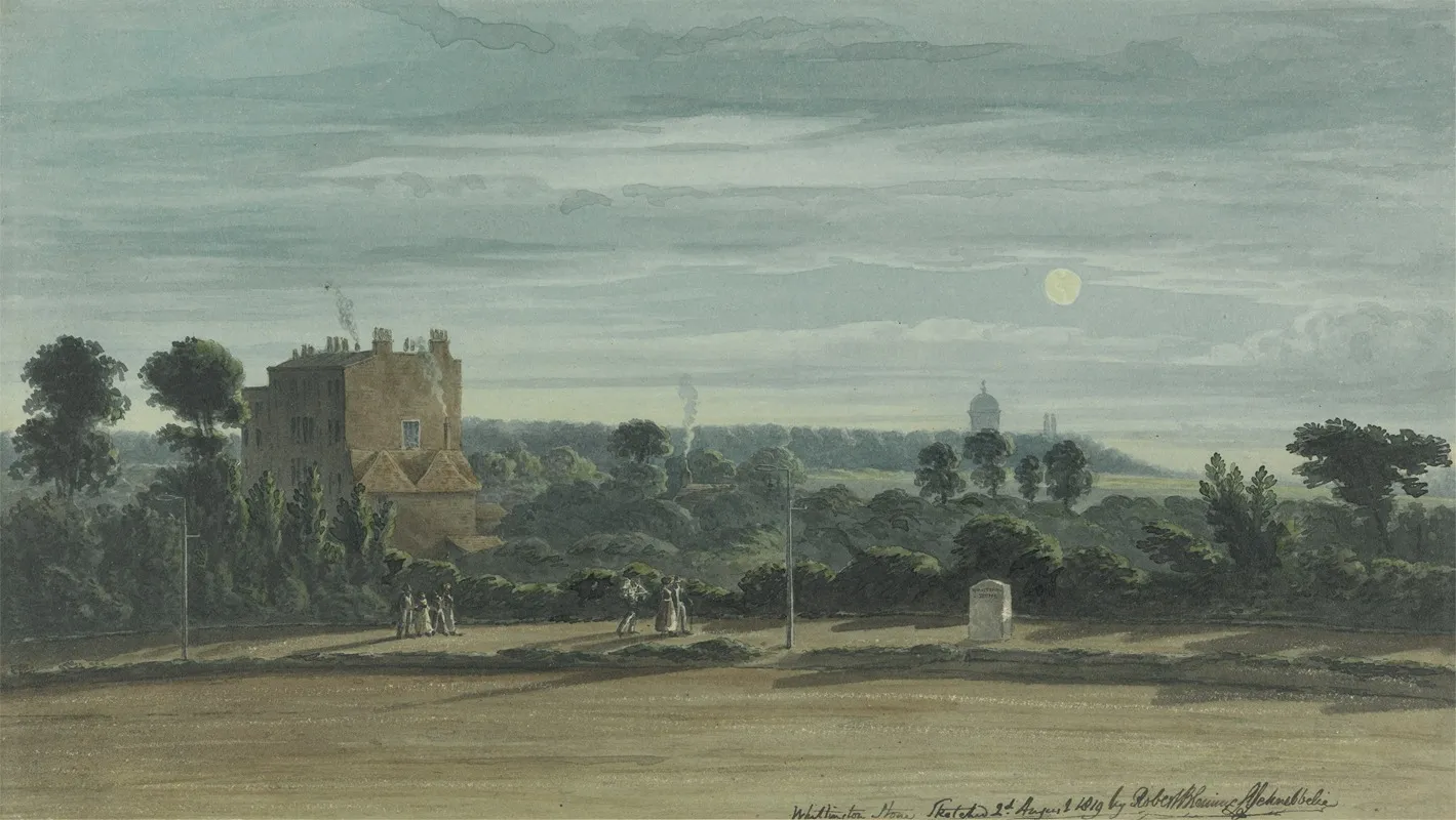 The Whittington Stone By Moonlight