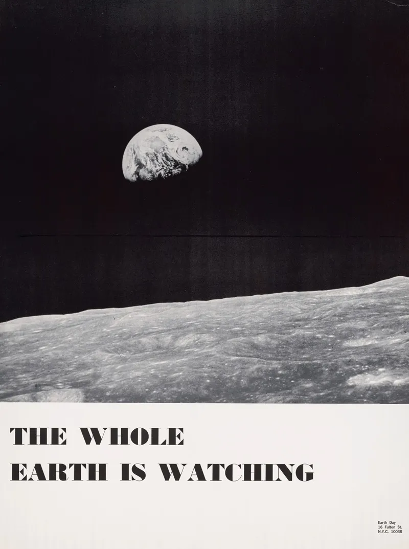 The Whole Earth Is Watching Wall Art by Anonymous - High-Resolution Digital Print