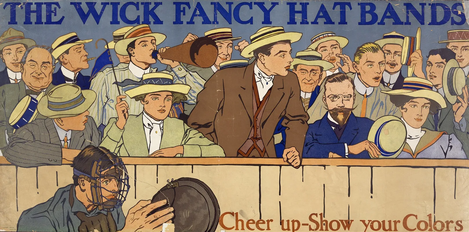 The Wick Fancy Hat Bands Cheer Up Show Your Colors