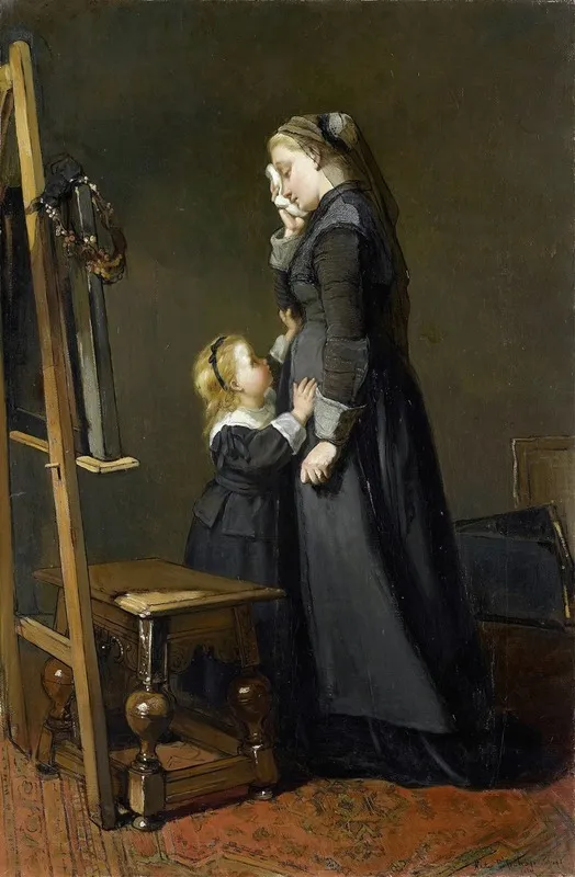 The Widow Of A Painter Wall Art by Kate Bisschop-Swift - High-Resolution Digital Print