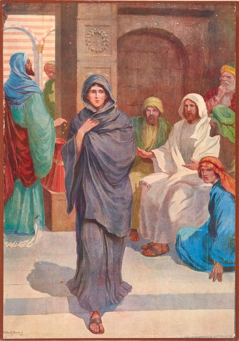 The Widows Gift Wall Art by Frank Adams - High-Resolution Digital Print