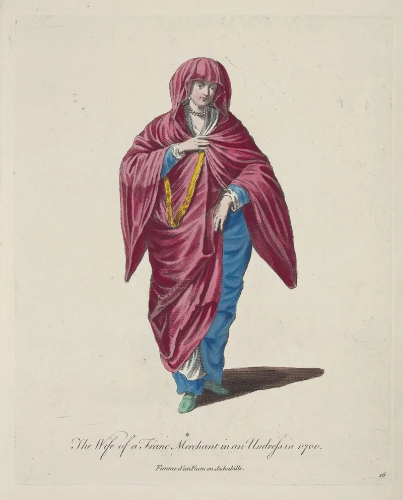 The Wife Of A Franc Merchant In An Undress In 1700 Femme Dun Franc En Deshabille