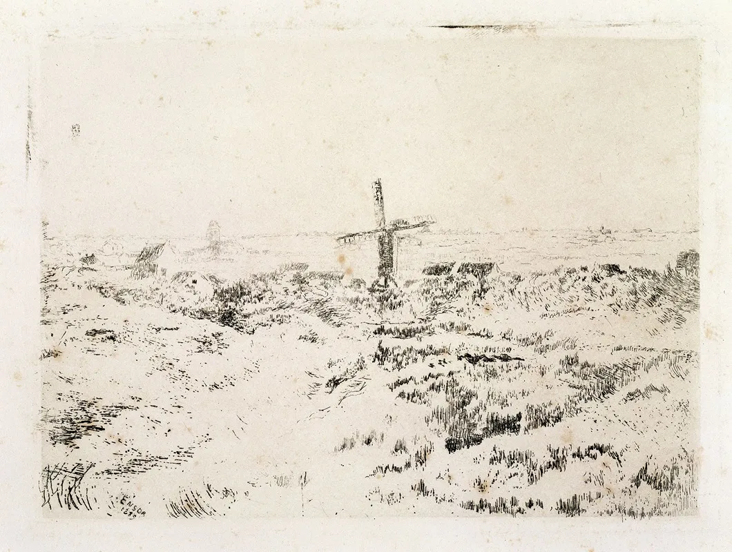 The Windmill At Mariakerke