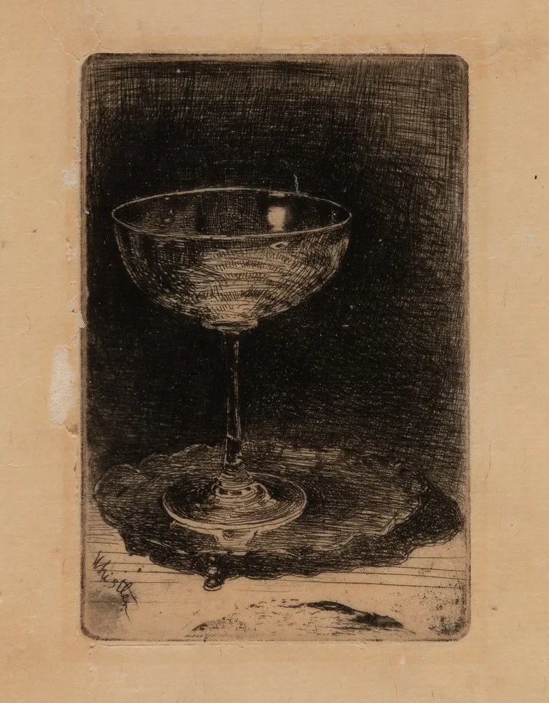 The Wine Glass 3 Wall Art by James Abbott McNeill Whistler - High-Resolution Digital Print