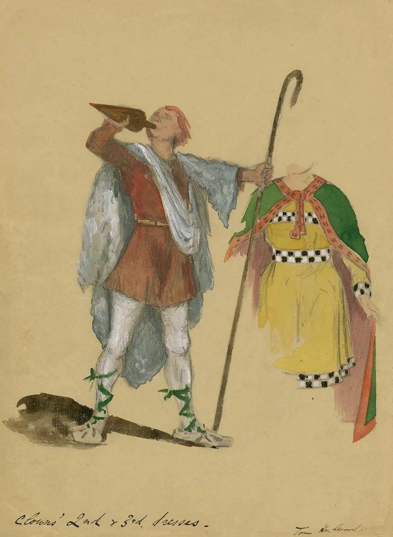 The Winters Tale Clowns Wall Art by Tom Heslewood - High-Resolution Digital Print