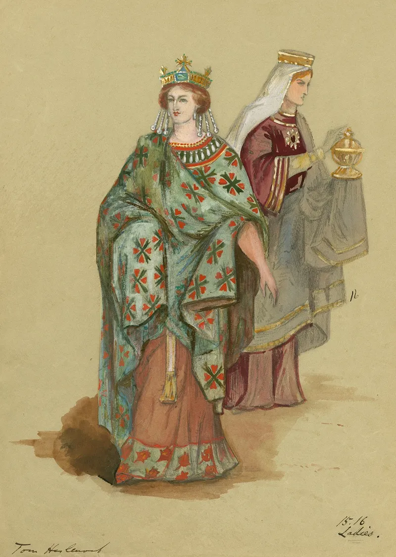The Winters Tale Ladies 2 Wall Art by Tom Heslewood - High-Resolution Digital Print