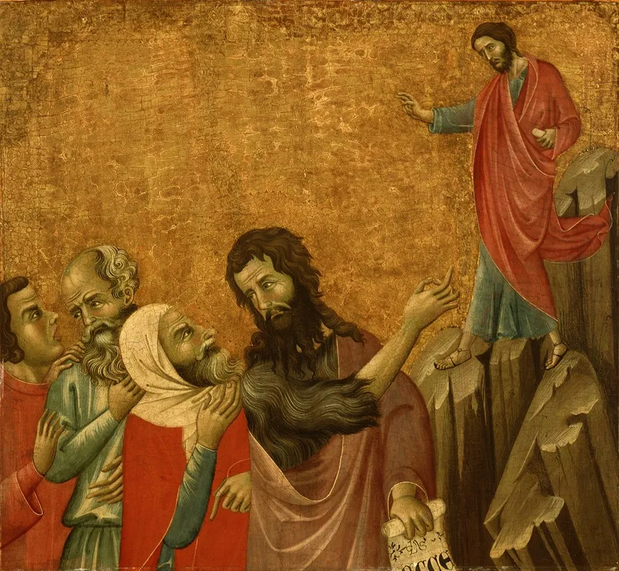 The Witness Of John The Baptist Wall Art by Master of San Torpè - High-Resolution Digital Print