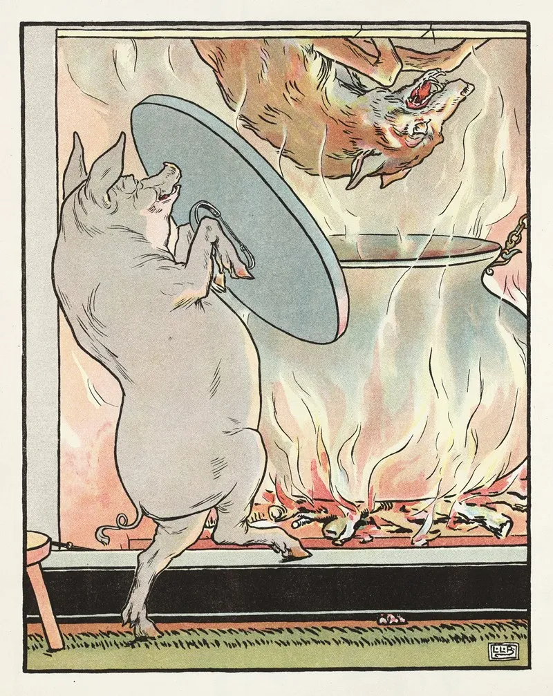 The Wolf Falls Into The Pot