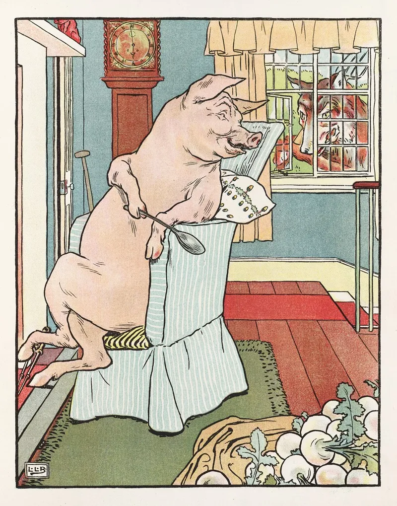 The Wolf Looks In The Window