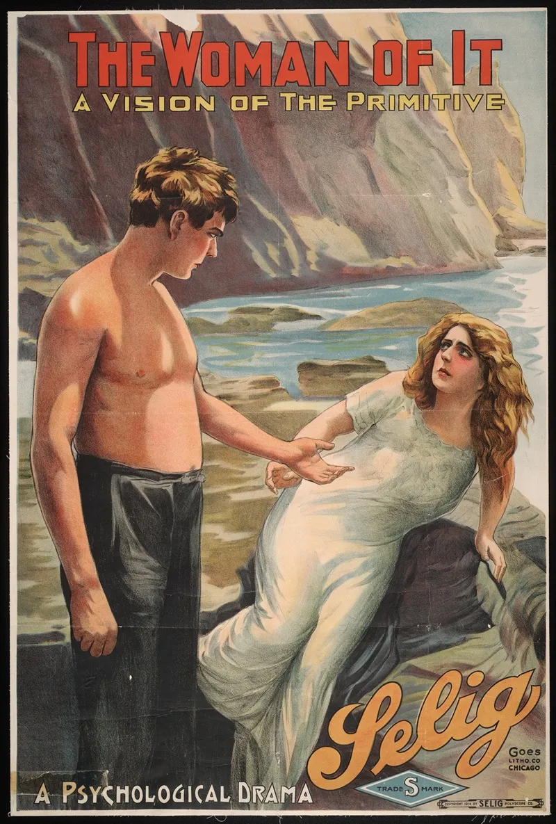 The Woman Of It A Vision Of The Primitive Wall Art by Goes Litho. Co. - High-Resolution Digital Print