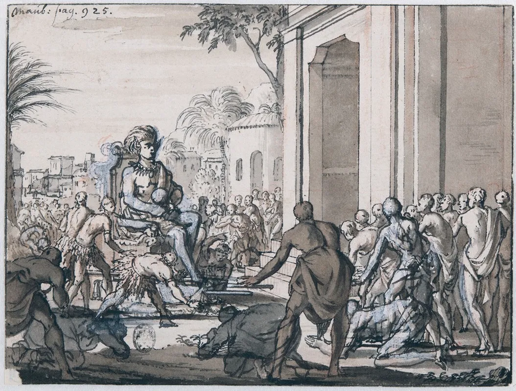 The Worship Of A Pagan God Wall Art by Jan Goeree - High-Resolution Digital Print
