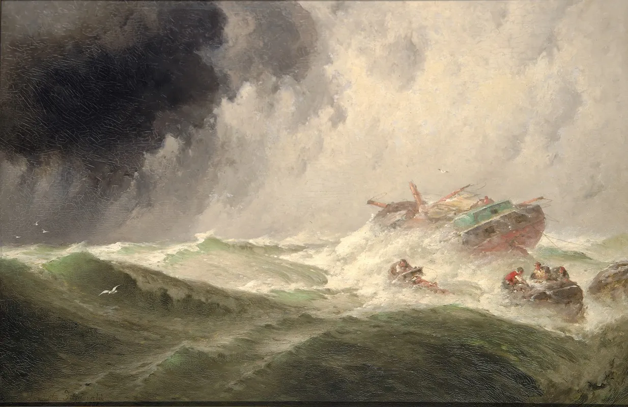 The Wreck Wall Art by Harrington Fitzgerald - High-Resolution Digital Print