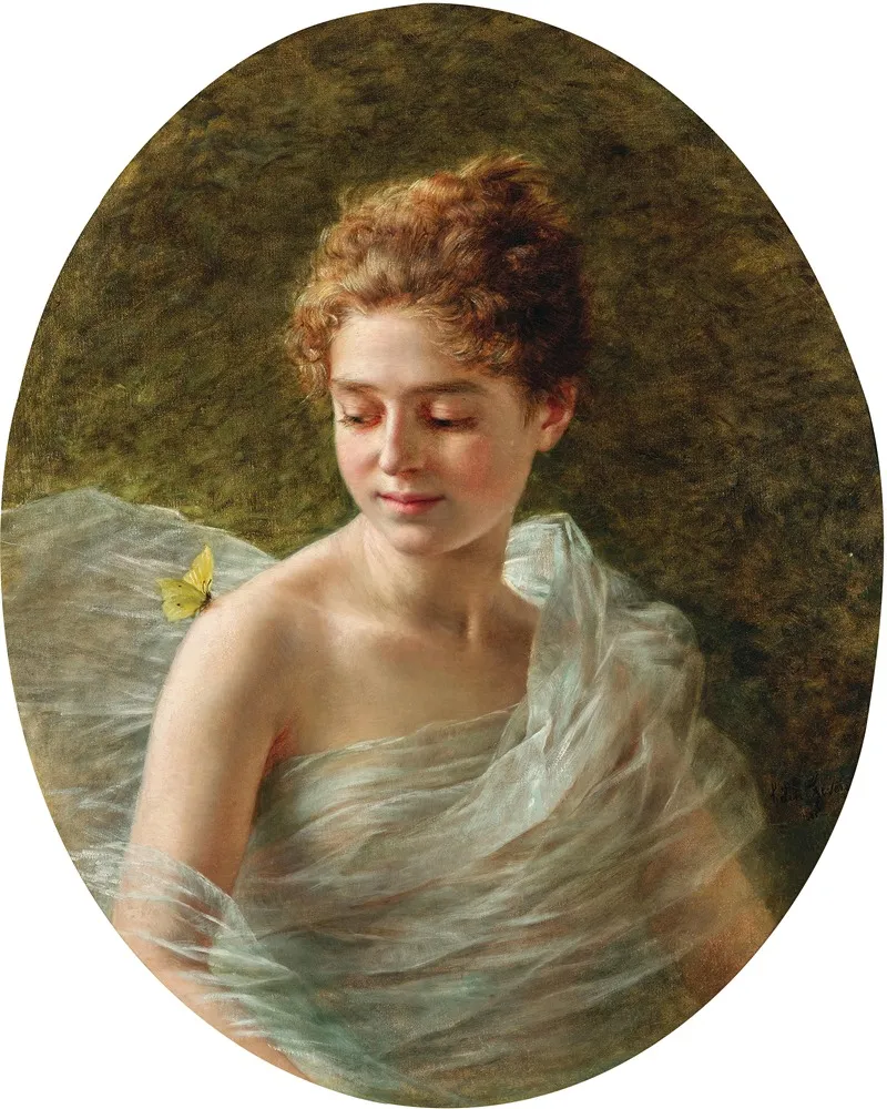 The Yellow Butterfly Wall Art by Hélene Gevers - High-Resolution Digital Print