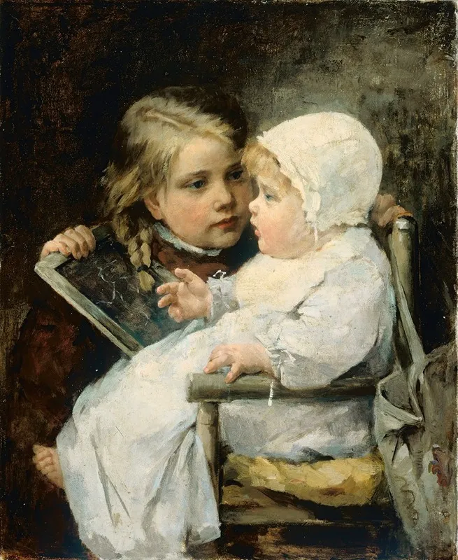 The Young Artist 2 Wall Art by Ellen Kendall Baker - High-Resolution Digital Print