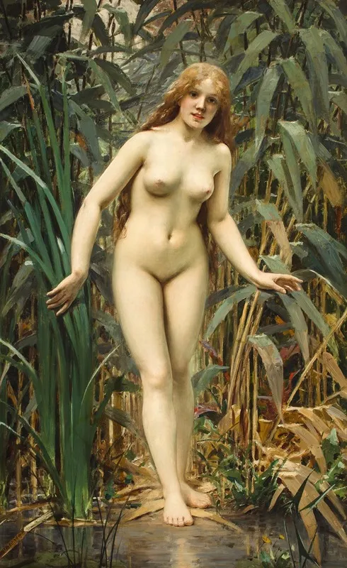The Young Bather 2 Wall Art by Victor Tortez - High-Resolution Digital Print