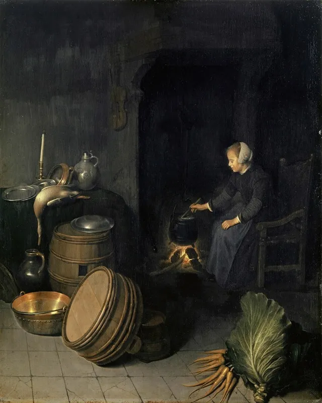 The Young Cook Wall Art by Pieter Van Den Bosch - High-Resolution Digital Print