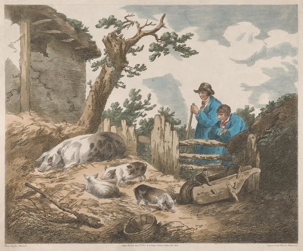The Young Dealer Wall Art by George Morland - High-Resolution Digital Print