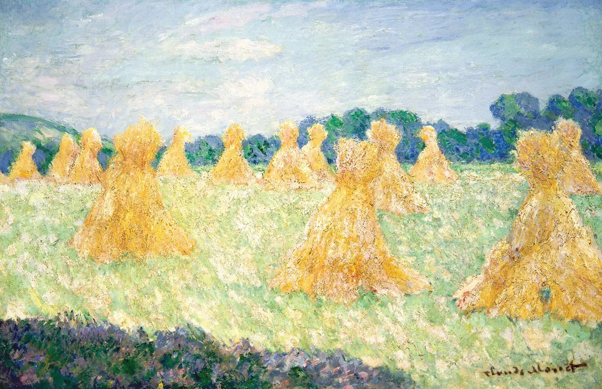 The Young Ladies Of Giverny Sun Effect